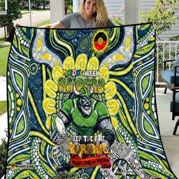 custom naidoc week 2024 raiders quilt mascot rugby
