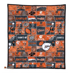 Amazing Aussie GWS GIANTS Legacy Of The Pride Comic Style Quilt