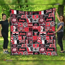 Amazing Aussie St Kilda Legacy Of The Pride Comic Style Quilt