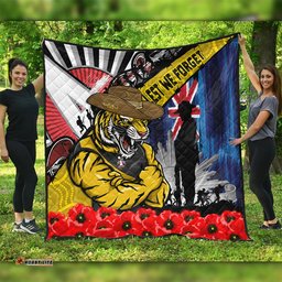 Amazing Aussie Richmond Anzac Day Honor United In Spirit Quilt