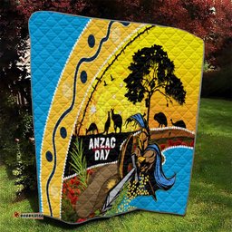 titans rugby anzac day quilt gld mascot rosemary starry night