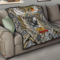 collingwood magpies naidoc week 2024 quilt mascot football