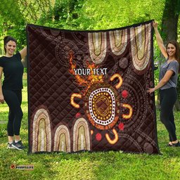 personalised naidoc week 2024 quilt aussie map with aboriginal