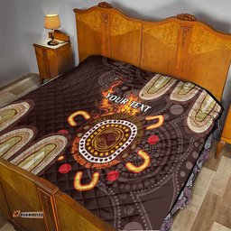 personalised naidoc week 2024 quilt aussie map with aboriginal