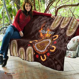 personalised naidoc week 2024 quilt aussie map with aboriginal