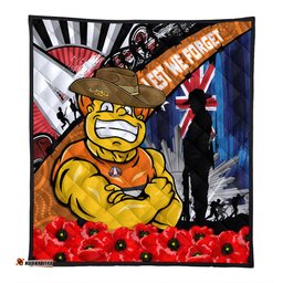 Amazing Aussie GWS GIANTS Anzac Day Honor United In Spirit Quilt