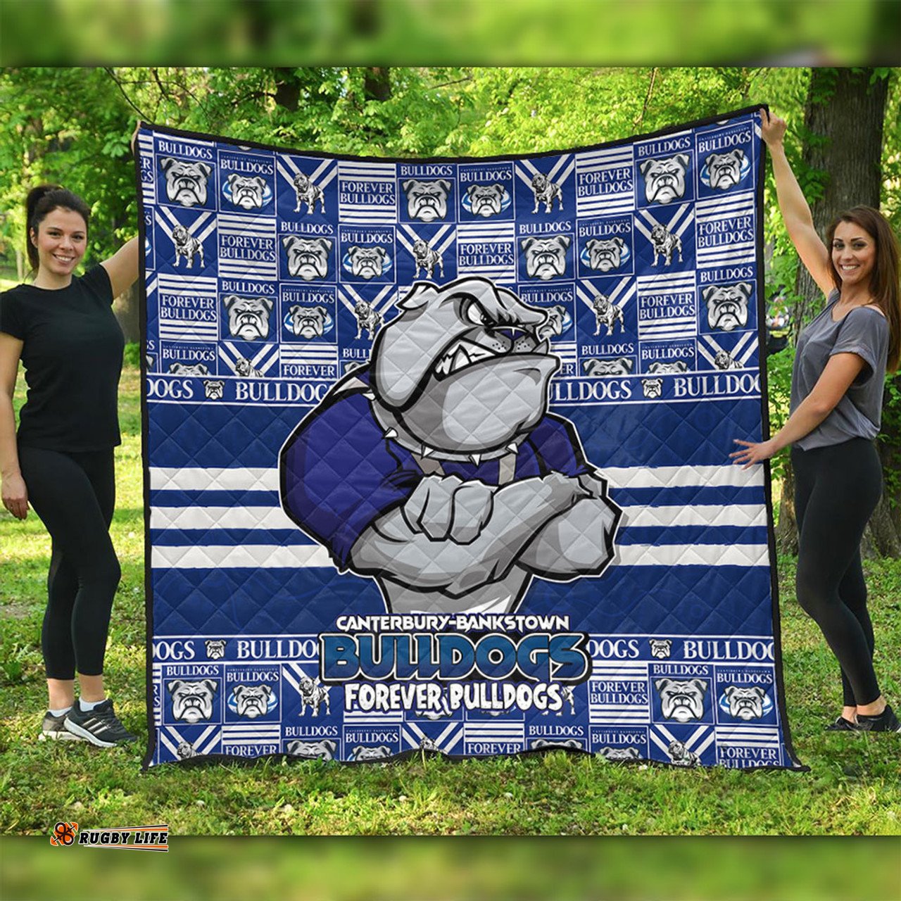 Amazing Aussie Canterbury Bankstown Bulldogs Champion���s Pride Comic Style Quilt