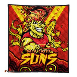 Amazing Aussie Gold Coast SUNS Ripped Legacy Of The Game Quilt