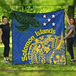 Amazing Aussie Australia South Sea Islanders Proud To Be Solomon Islander In Polynesian Pattern Inspired Quilt