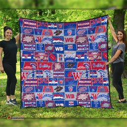 Amazing Aussie Western Bulldogs Legacy Of The Pride Comic Style Quilt