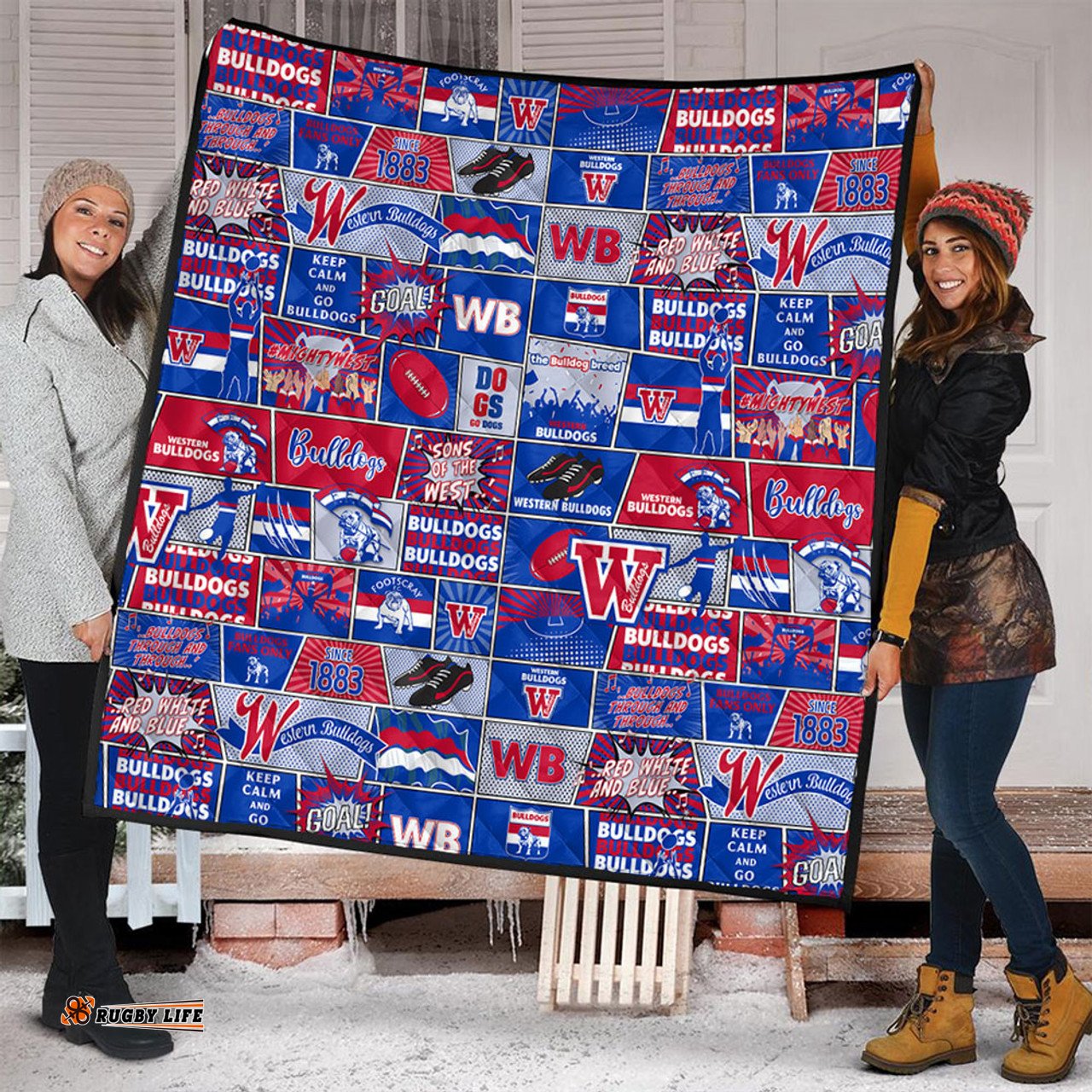Amazing Aussie Western Bulldogs Legacy Of The Pride Comic Style Quilt