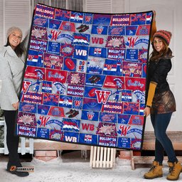 Amazing Aussie Western Bulldogs Legacy Of The Pride Comic Style Quilt