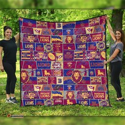 Amazing Aussie Brisbane Lions Legacy Of The Pride Comic Style Quilt