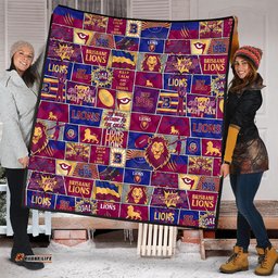 Amazing Aussie Brisbane Lions Legacy Of The Pride Comic Style Quilt