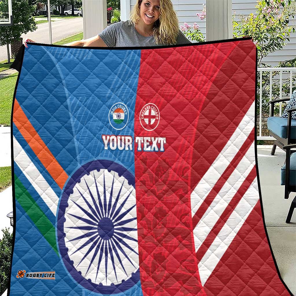 custom india and england cricket quilt 2024 together dynamic version