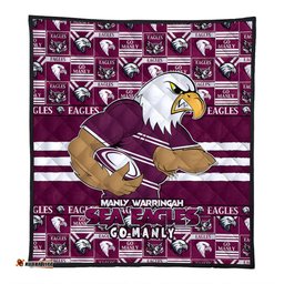 Amazing Aussie Manly Warringah Sea Eagles Champion���s Pride Comic Style Quilt