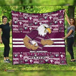 Amazing Aussie Manly Warringah Sea Eagles Champion���s Pride Comic Style Quilt