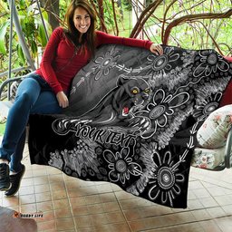 personalised panthers naidoc week 2024 quilt aboriginal fire burning sparks