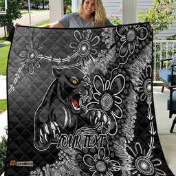 personalised panthers naidoc week 2024 quilt aboriginal fire burning sparks