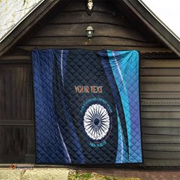 custom india cricket quilt 2024 world cup go men in blue