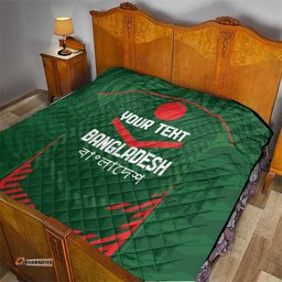 custom bangladesh cricket quilt go tigers sporty version