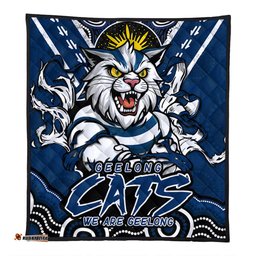 Amazing Aussie Geelong Cats Ripped Legacy Of The Game Quilt