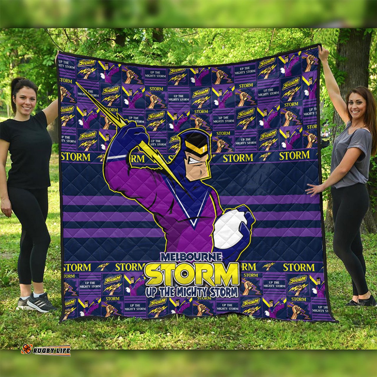Amazing Aussie Melbourne Storm Champion���s Pride Comic Style Quilt