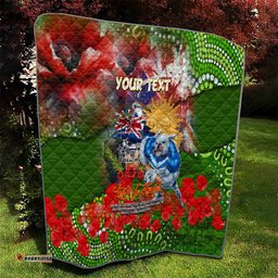 personalised australia rugby raiders anzac quilt canberra scratch style