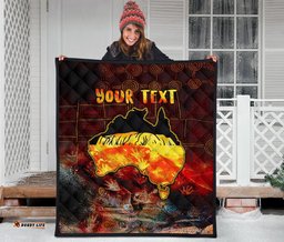 aboriginal personalised premium quilt anangu custodians