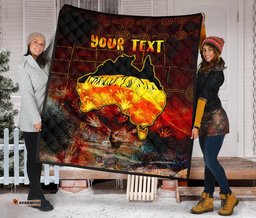 aboriginal personalised premium quilt anangu custodians