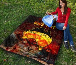 aboriginal personalised premium quilt anangu custodians