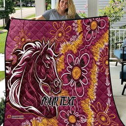 personalised broncos naidoc week 2024 quilt aboriginal fire burning sparks