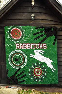 south sydney rabbitohs indigenous premium quilt country style
