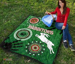 south sydney rabbitohs indigenous premium quilt country style