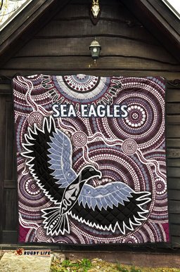 warringah premium quilt sea eagles indigenous