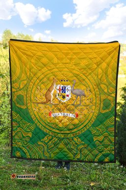 aboriginal premium quilt australia rugby and coat of arms ver01