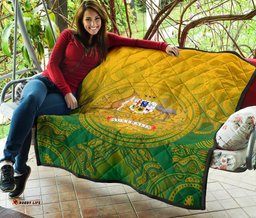 aboriginal premium quilt australia rugby and coat of arms ver01