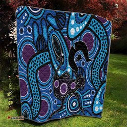 emu naidoc 2024 quilt aboriginal art style