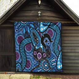 emu naidoc 2024 quilt aboriginal art style