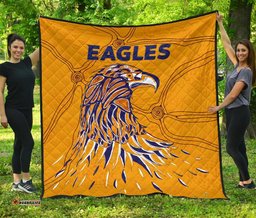 west coast premium quilt eagles indigenous
