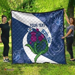 custom scotland rugby quilt 2024 go champions scottish thistles