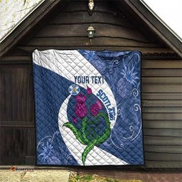 custom scotland rugby quilt 2024 go champions scottish thistles