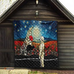 kei wareware tatou new zealand anzac day quilt starry night inspo style