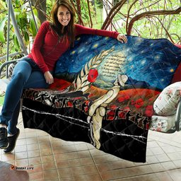 kei wareware tatou new zealand anzac day quilt starry night inspo style
