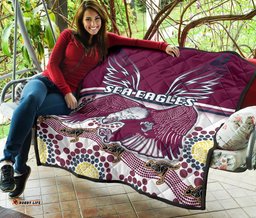 sea eagles premium quilt special indigenous