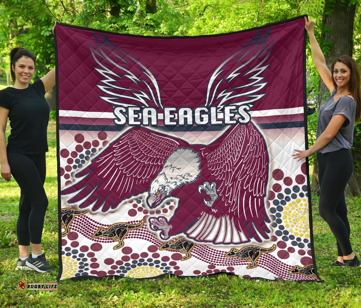 sea eagles premium quilt special indigenous