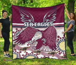 sea eagles premium quilt special indigenous