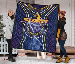 melbourne premium quilt lightning storm indigenous