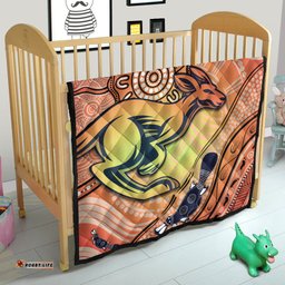 kangaroos indigenous premium quilt beautiful life