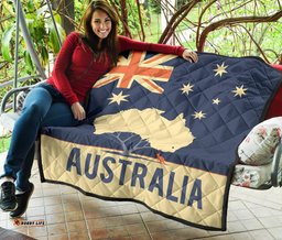 premium quilts australia map quilts vintage aus flag